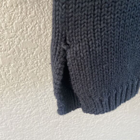 Christopher Radko Sweater Womens  1x Black Embellished Tree Christmas Beaded - Picture 7 of 9